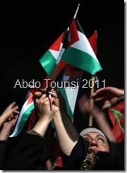 mujeres con banderas