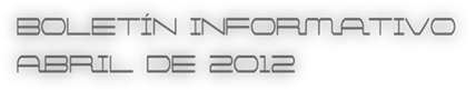 Bolet&iacute;n informativo