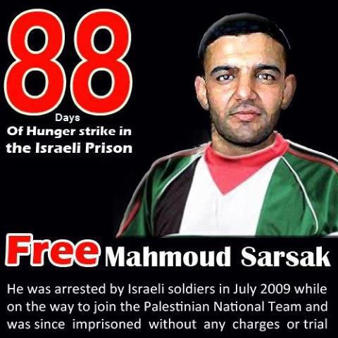 El futbolista palestino preso saldrá en libertad en julio