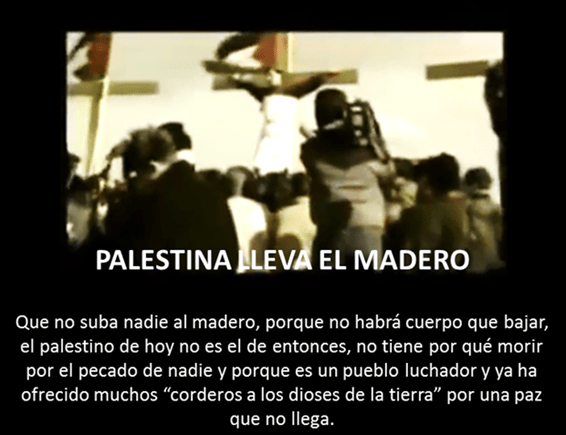 PALESTINA LLEVA EL MADERO