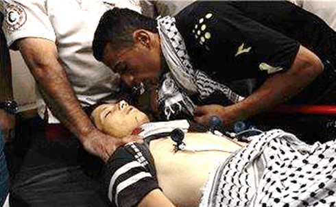 Esta ma&ntilde;ana (20/6/2014) ha sido asesinado el ni&ntilde;o Mohamad Dodin de 15 a&ntilde;os a manos del &iexcl;valiente ej&eacute;rcito sionista! de ocupaci&oacute;n en el pueblo da Dora al Este de Hebr&oacute;n. 