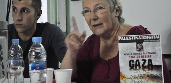 Teresa Aranguren expuso una pincelada de recuerdos para Palestina Teresa Aranguren expuso una pincelada de recuerdos para Palestina