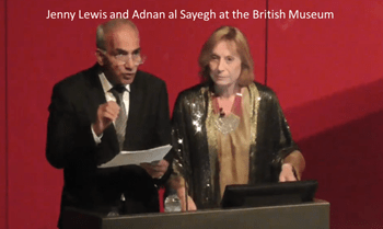 Adnan Al-Sayegh en el museo brit&aacute;nico