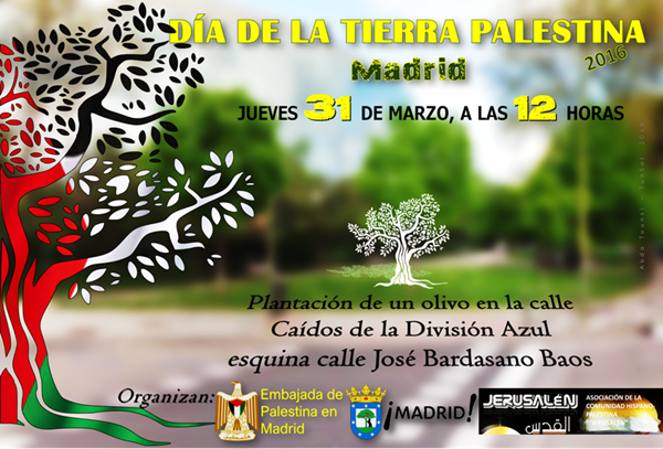 cartel Dia de la tierra palestina 31-03-2016 peqe&ntilde;o