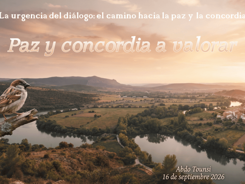 La urgencia del diálogo: el camino hacia la paz y la&nbsp;concordia